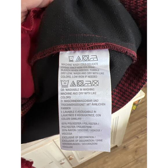 NWOT Laurie Felt size medium Zoe plaid wrap coat jacket - Picture 6 of 6